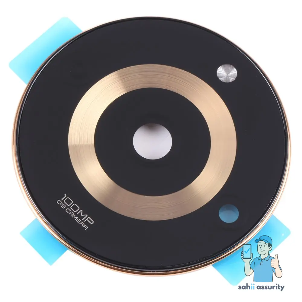 Camera Lens Glass with Frame for Realme 11 Pro Plus 5G Beige